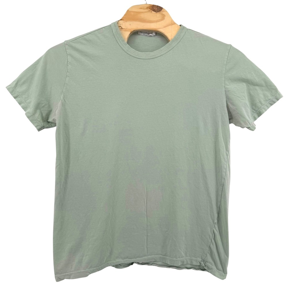 Rocca Di Bagnolo Mens XL Sage Green Crew Neck T-Shirt Luxury Made in Italy